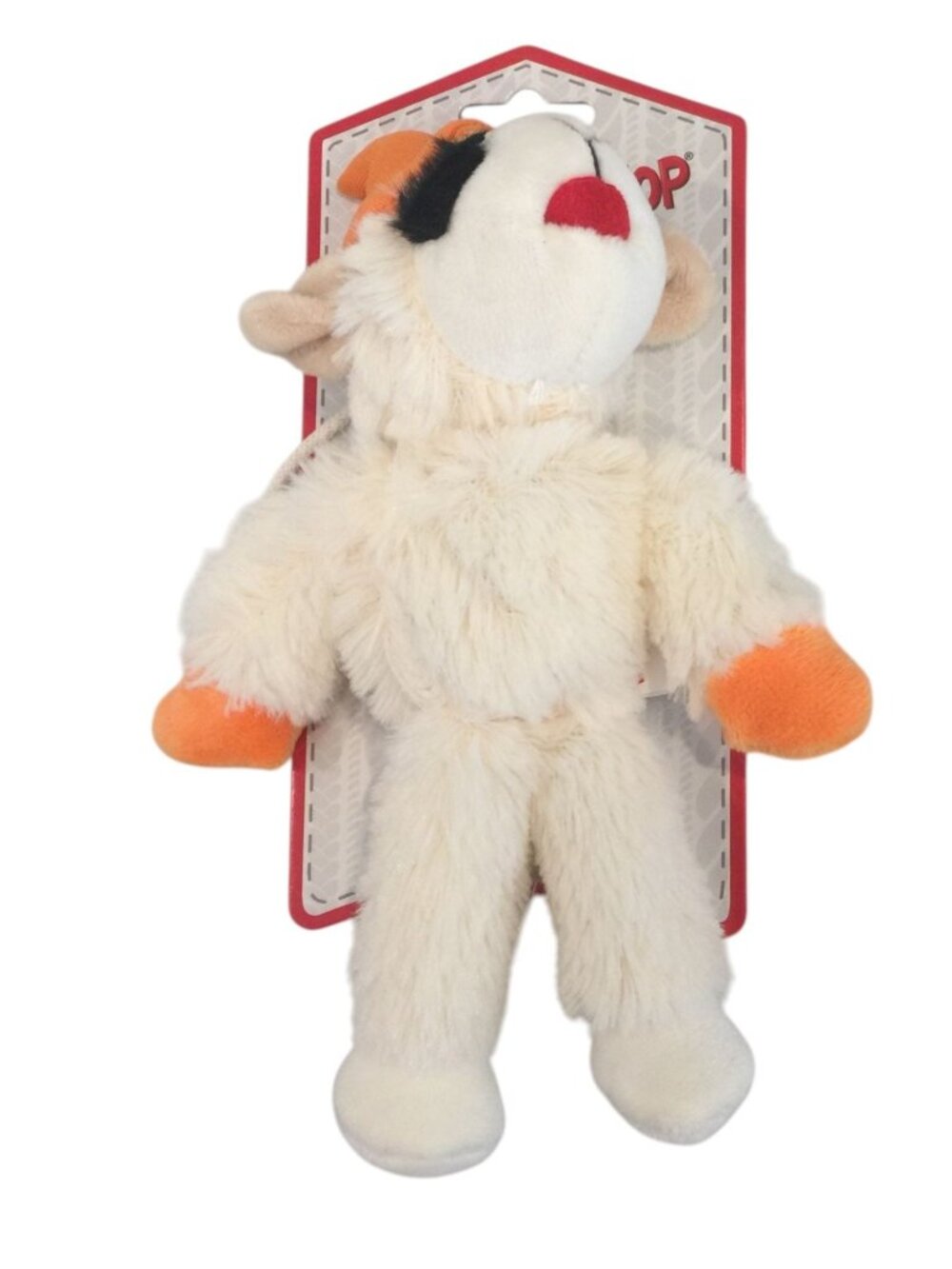 Lamb Chop 7" Floppy Orange Hat Witch Plush Squeak Dog Toy